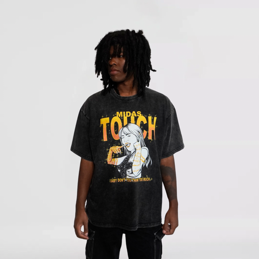 Midas Touch Acid Wash Tee