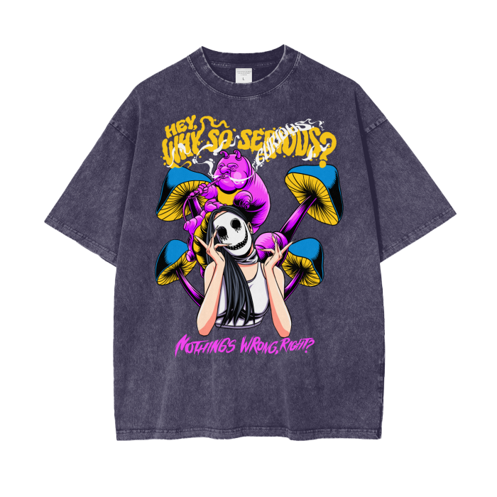 itzy,cheshire,t-shirt,tee,acid wash