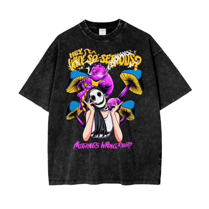 itzy,cheshire,t-shirt,tee,acid wash
