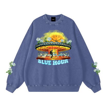 Blue hour,Sweater,Sweatshirt,Crewneck,Pullover,Txt,Tomorrow by together