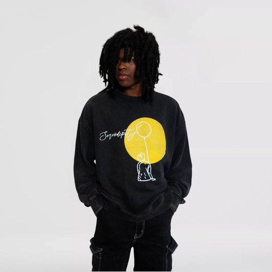 Serendepity Acid Wash Sweater