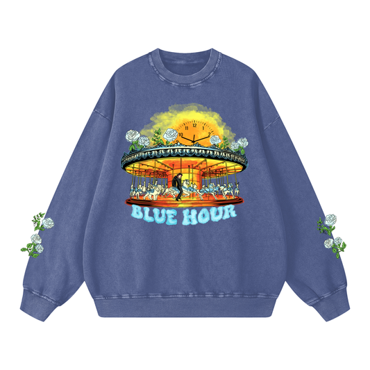 Blue hour,Sweater,Sweatshirt,Crewneck,Pullover,Txt,Tomorrow by together