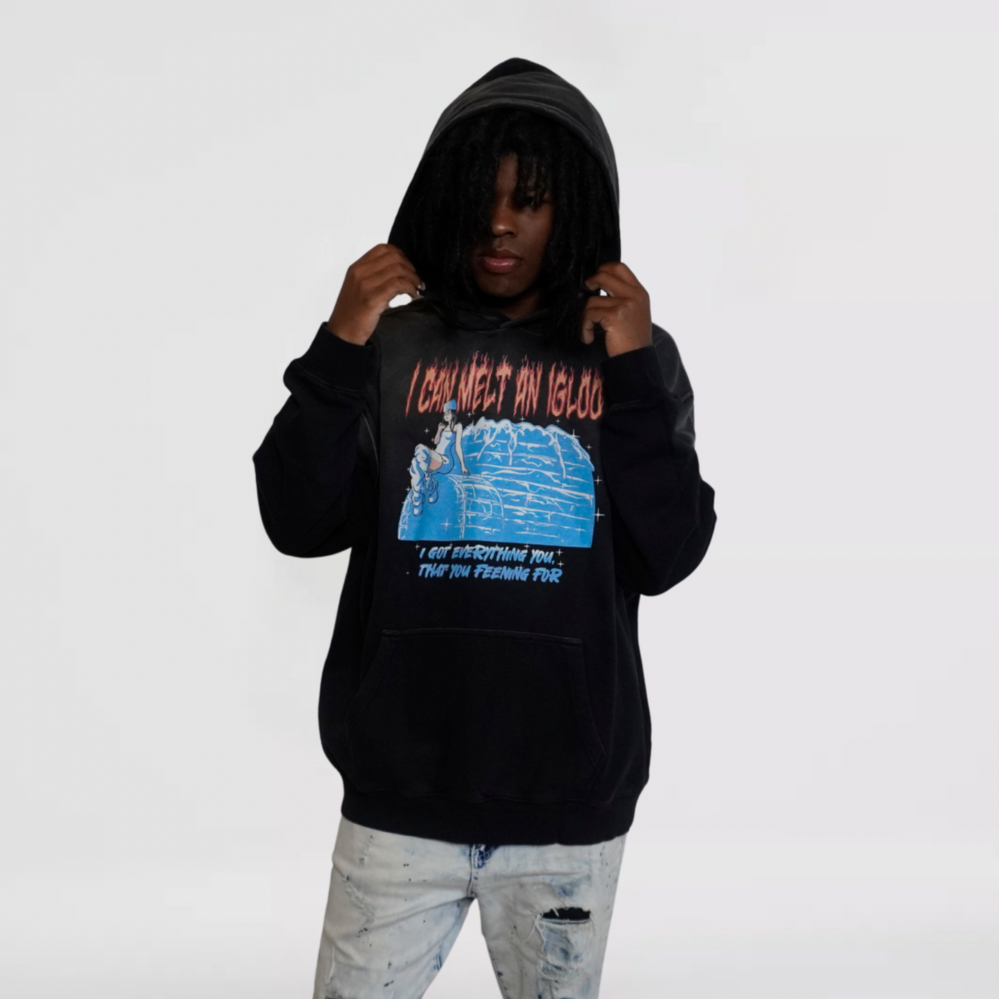 Igloo Faded Oversized Hoodie