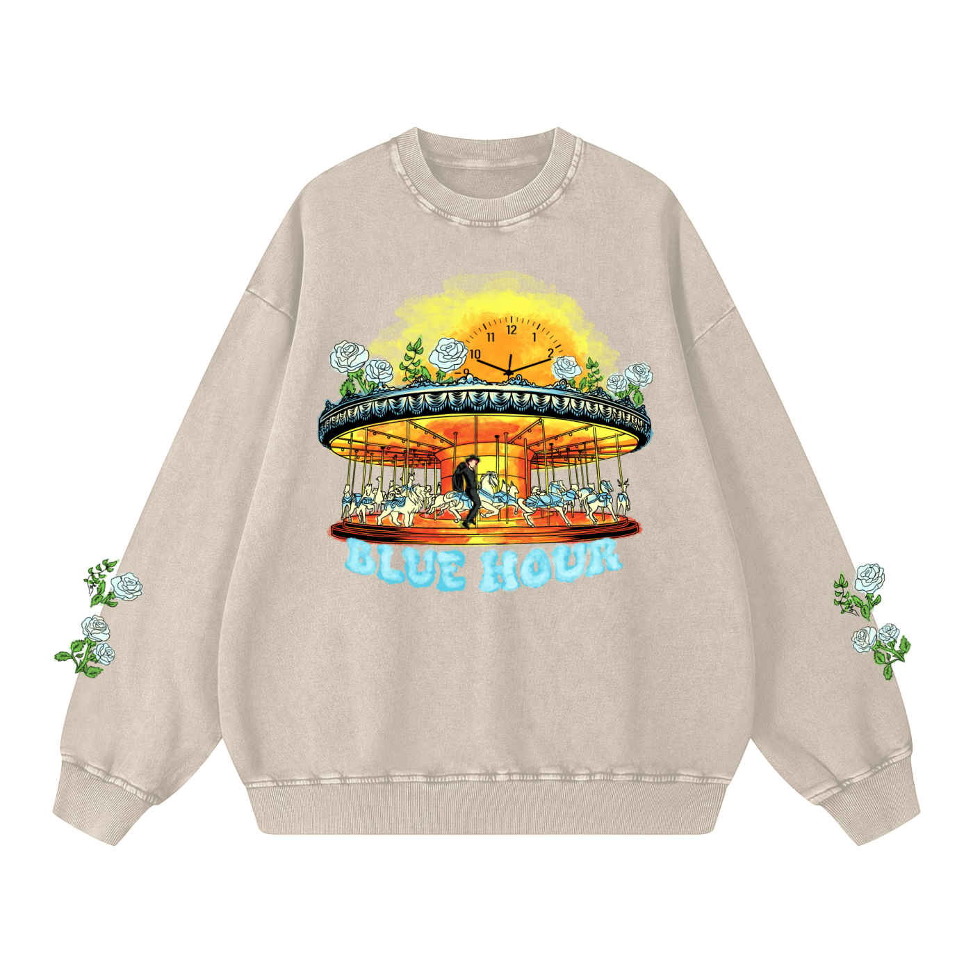 Blue hour,Sweater,Sweatshirt,Crewneck,Pullover,Txt,Tomorrow by together