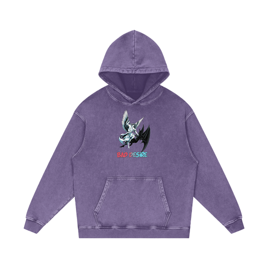 Bad Desire Acid Wash Hoodie