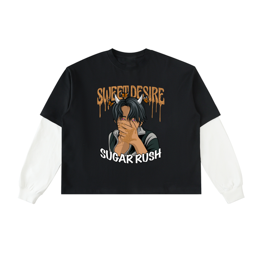 t-shirt,sweater,layered,longsleeve ,sugar rush ride,txt