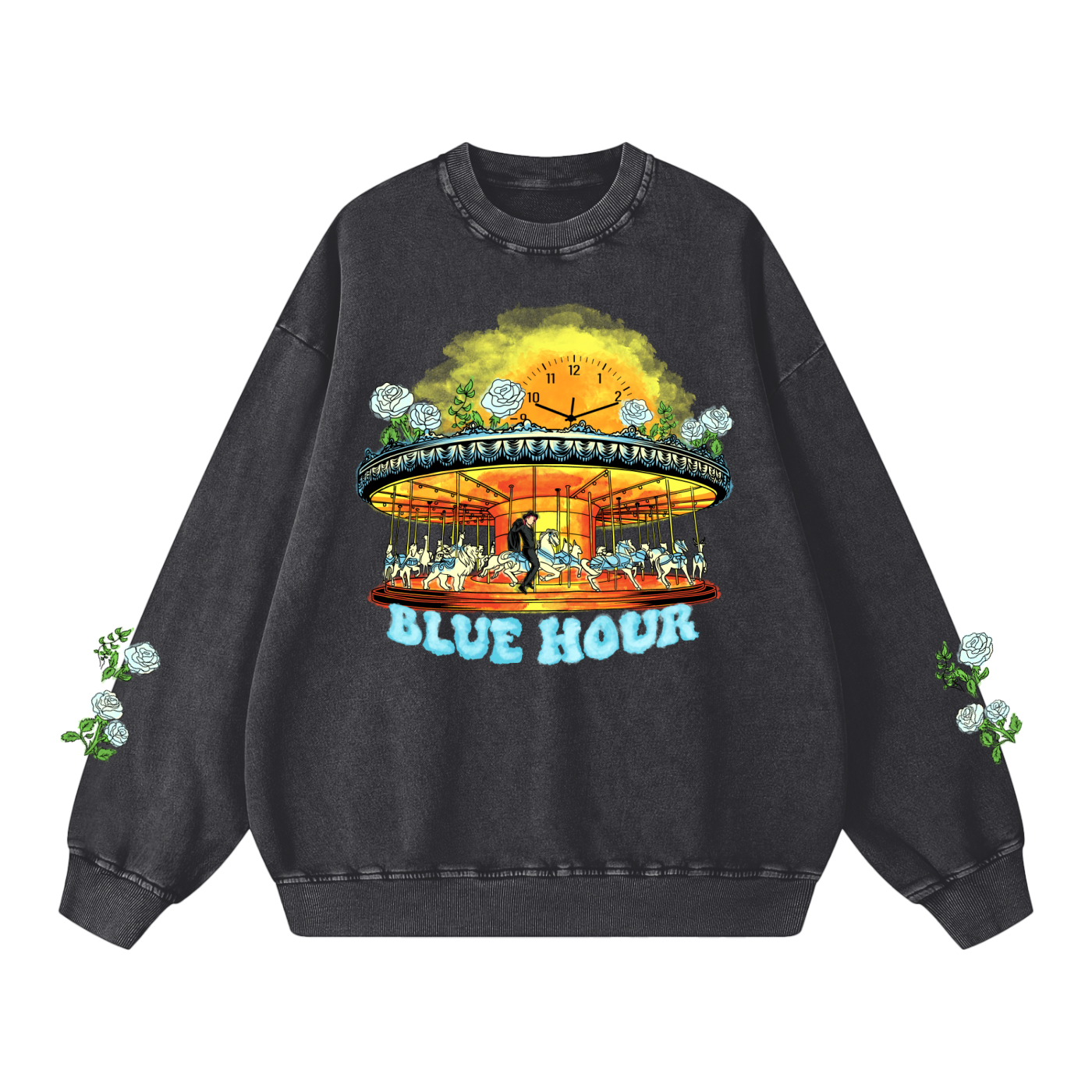 Blue hour,Sweater,Sweatshirt,Crewneck,Pullover,Txt,Tomorrow by together